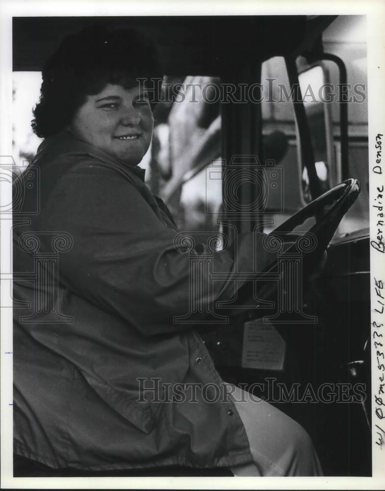 1982 Press Photo Driver Bernadine Denson - ora17327 - Historic Images