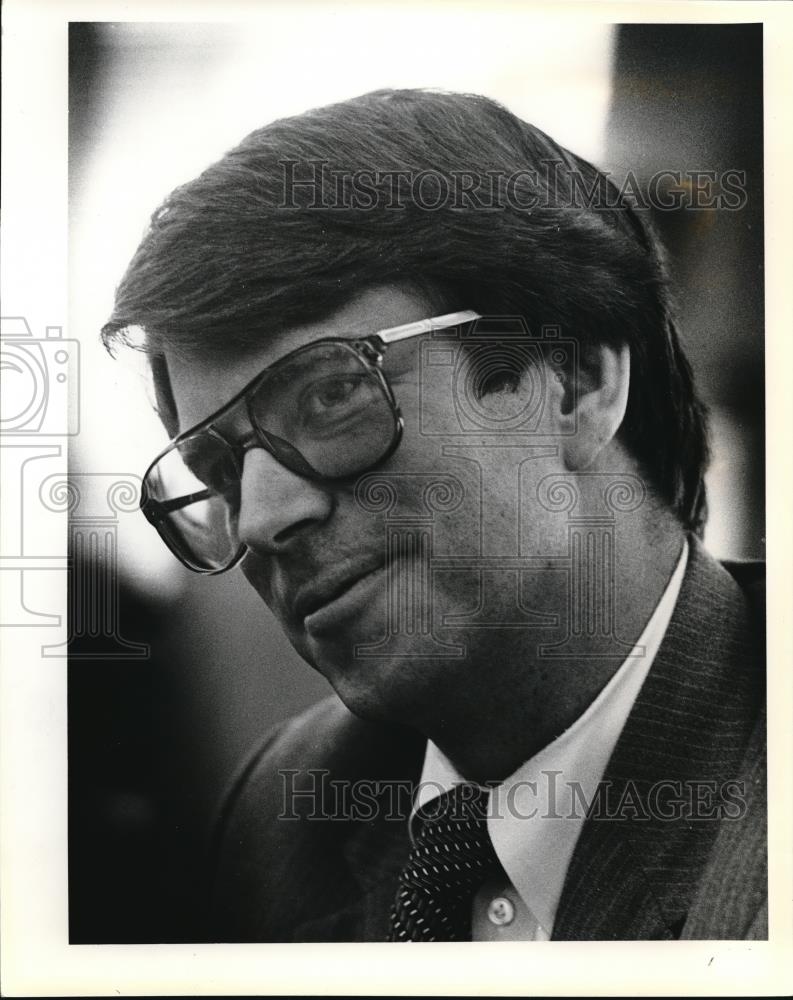 1985 Press Photo Mike Hereford Pres.of United Food & Commercial Workers Union - Historic Images