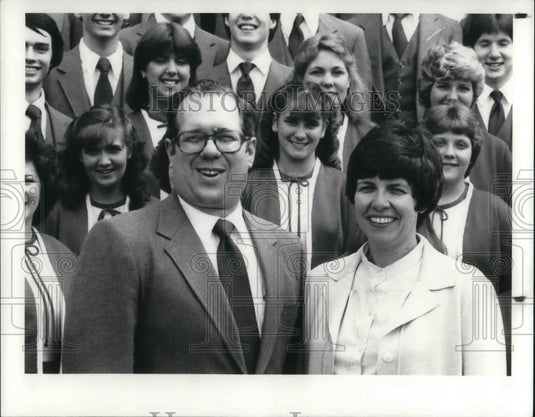 1982 Press Photo Theodore and Jane Hieronymus - cvp20831 - Historic Images