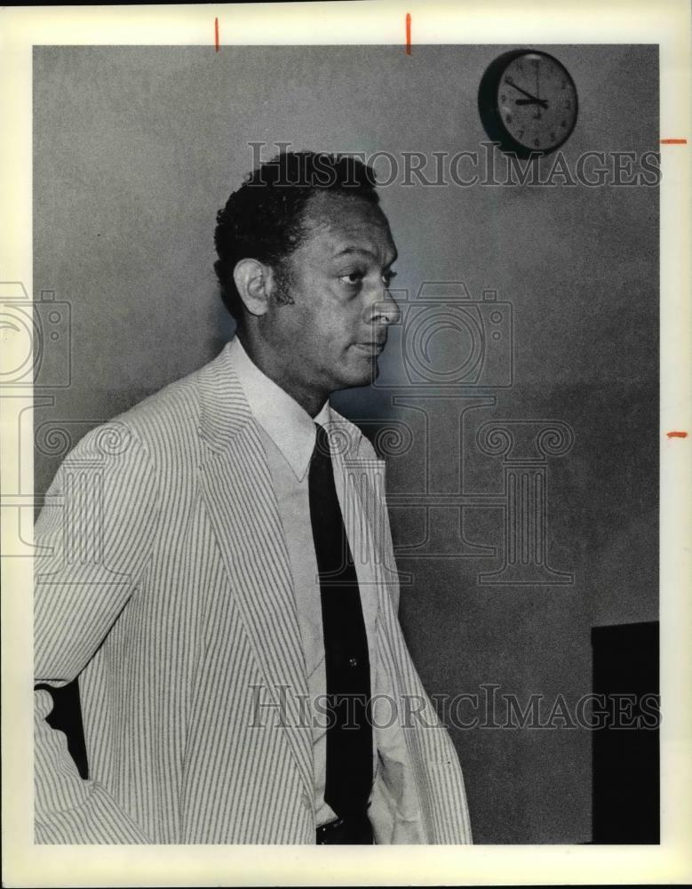 1979 Press Photo Carlton Rush at the court - Historic Images