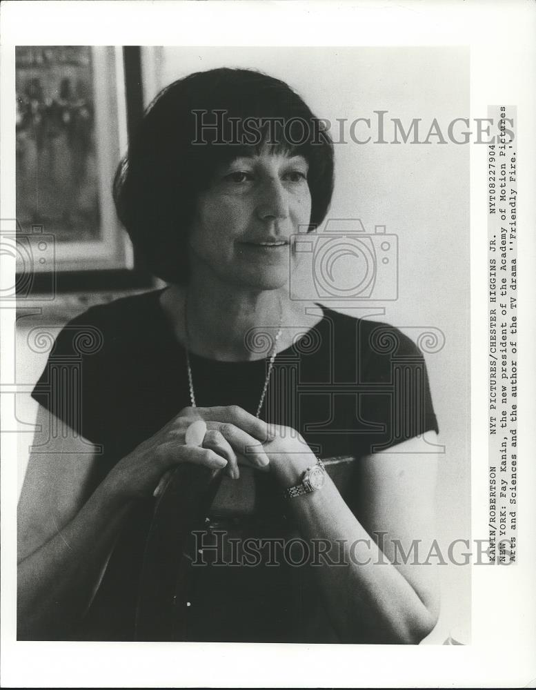 1979 Press Photo Fay Kanin Presidnet of The Academy of Motion Pictures Arts &amp; Sc - Historic Images