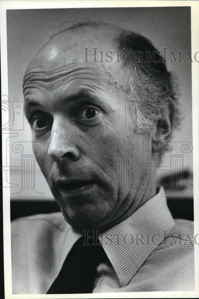 1980 Press Photo James Fenwick Named Interim Superintendent Portland Schools - Historic Images