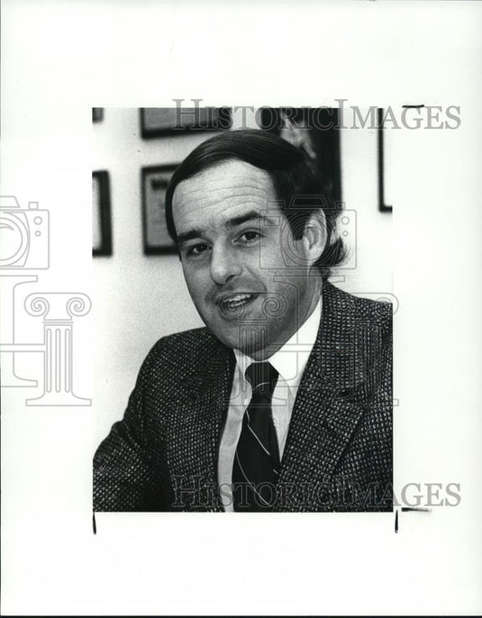 1986 Press Photo Rick Puzzitiello new prez of Building Ind Assoc. - Historic Images