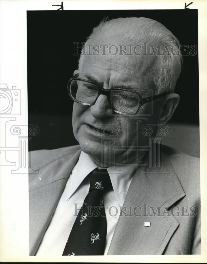 1980 Press Photo Founder and President of CARE Wallace Campbell - ora02848 - Historic Images