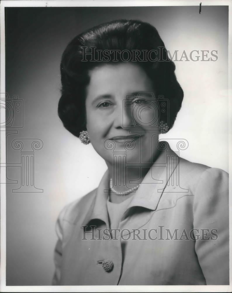 1971 Press Photo Mercedes Bates President Of American Home Economics Associaton - Historic Images