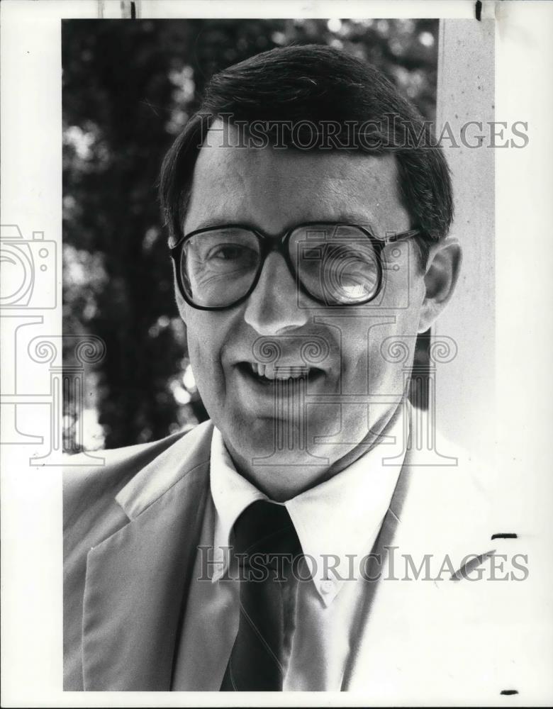 1986 Press Photo David Kelley Activist from Medina - Historic Images