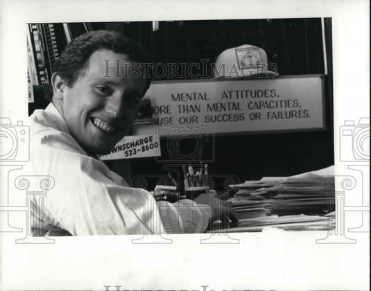 1985 Press Photo David O Modell - Historic Images