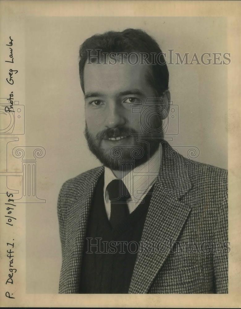 1985 Press Photo Portland lawyer, Robert DeGraff - ora16092 - Historic Images