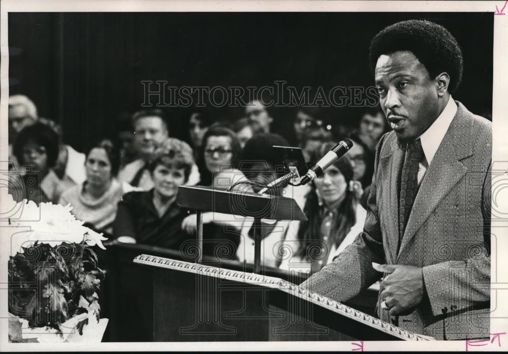 1972 Press Photo Cleveland Gilcrease PMSC Executive Director - ora26508 - Historic Images