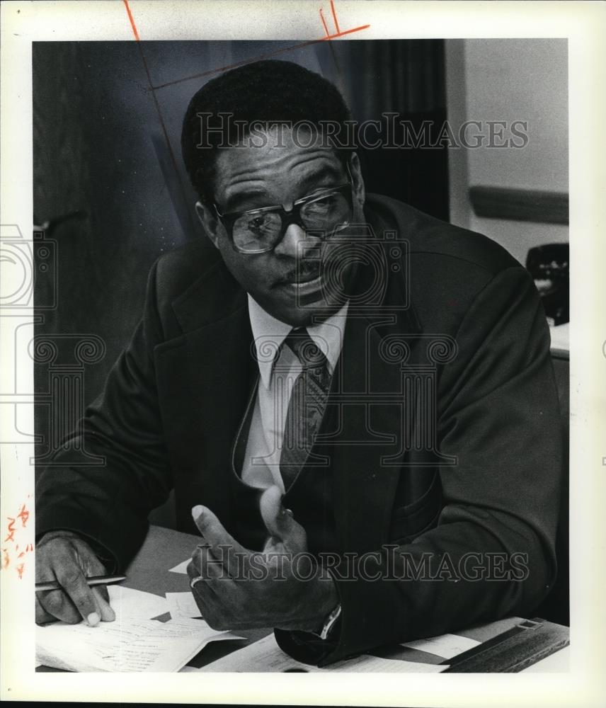1979 Press Photo Mr. Pryor, Principle of JFK - Historic Images