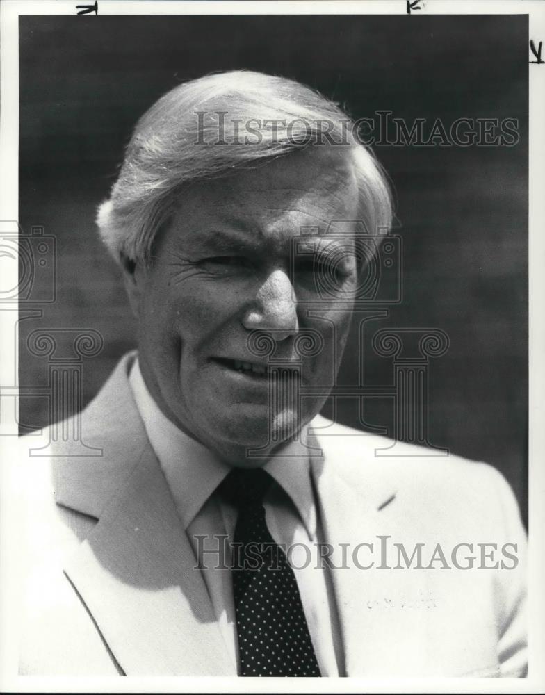 1985 Press Photo Thomas O. McBride Cleveland City Councilman - Historic Images
