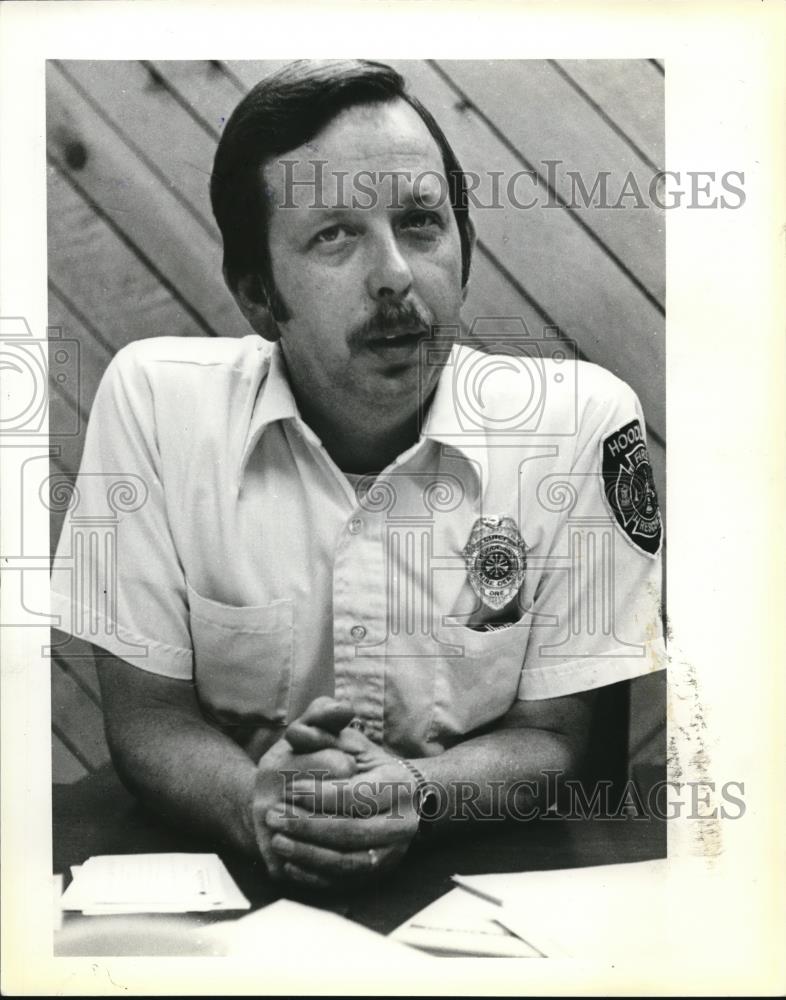 1980 Press Photo Fire Chief Don Armintrout - ora04559 - Historic Images