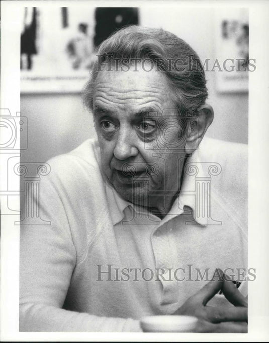1986 Press Photo Local 47 Service Employees Union Joe Murphy President - Historic Images
