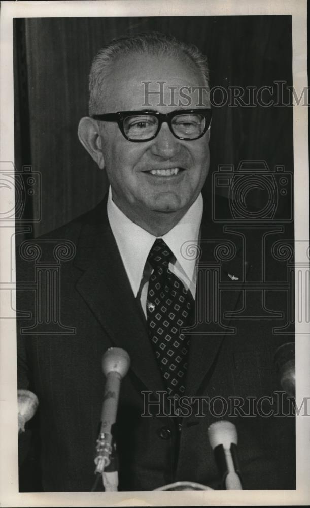 1974 Press Photo Benjamin BiogginiSouthern Pacific President - ora04044 - Historic Images