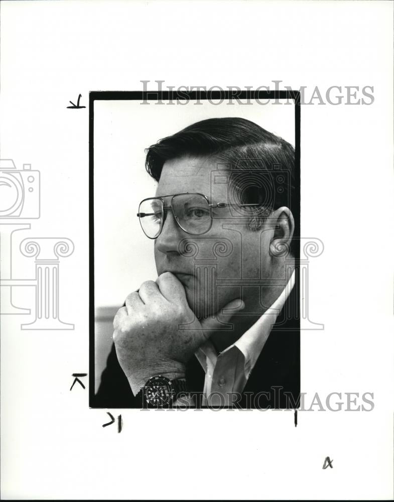 1986 Press Photo Joseph M. O&#39;Hara, council on smaller enterprises participant - Historic Images