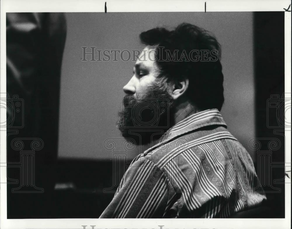 1985 Press Photo Kent a. Malcolm, a defendant - Historic Images
