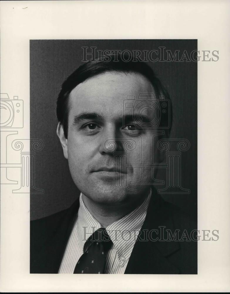 1986 Press Photo Joseph Marosits, Midland Ross Corporation manager - Historic Images