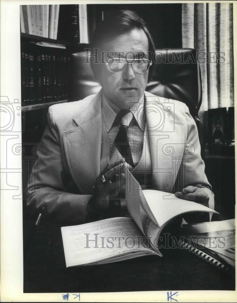 1980 Press Photo Jim Church Portland Businessman. - ora08353 - Historic Images