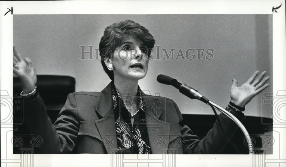 1986 Press Photo Kate Michelman - Historic Images
