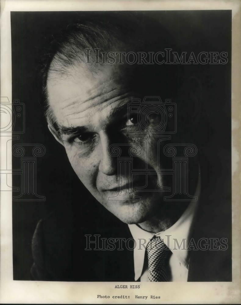 1976 Press Photo Alger Hiss American Lawyer Government Official Author Lecturer - Historic Images