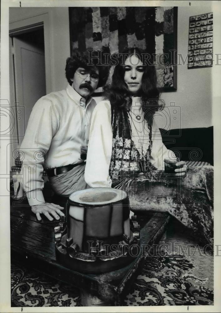 1970 Press Photo Marvin Knight Candlestick Maker and wife Ellie - ora45818 - Historic Images