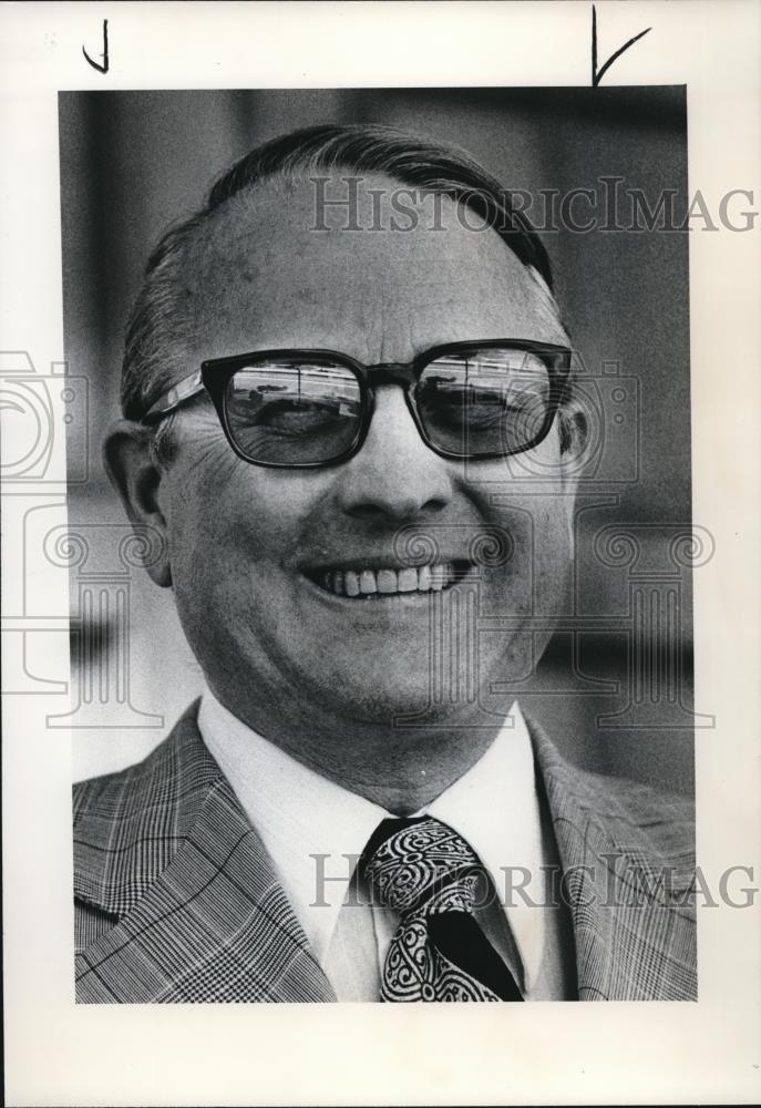 1983 Press Photo David Cargo elected president of the World&#39;s Affairs Council - Historic Images