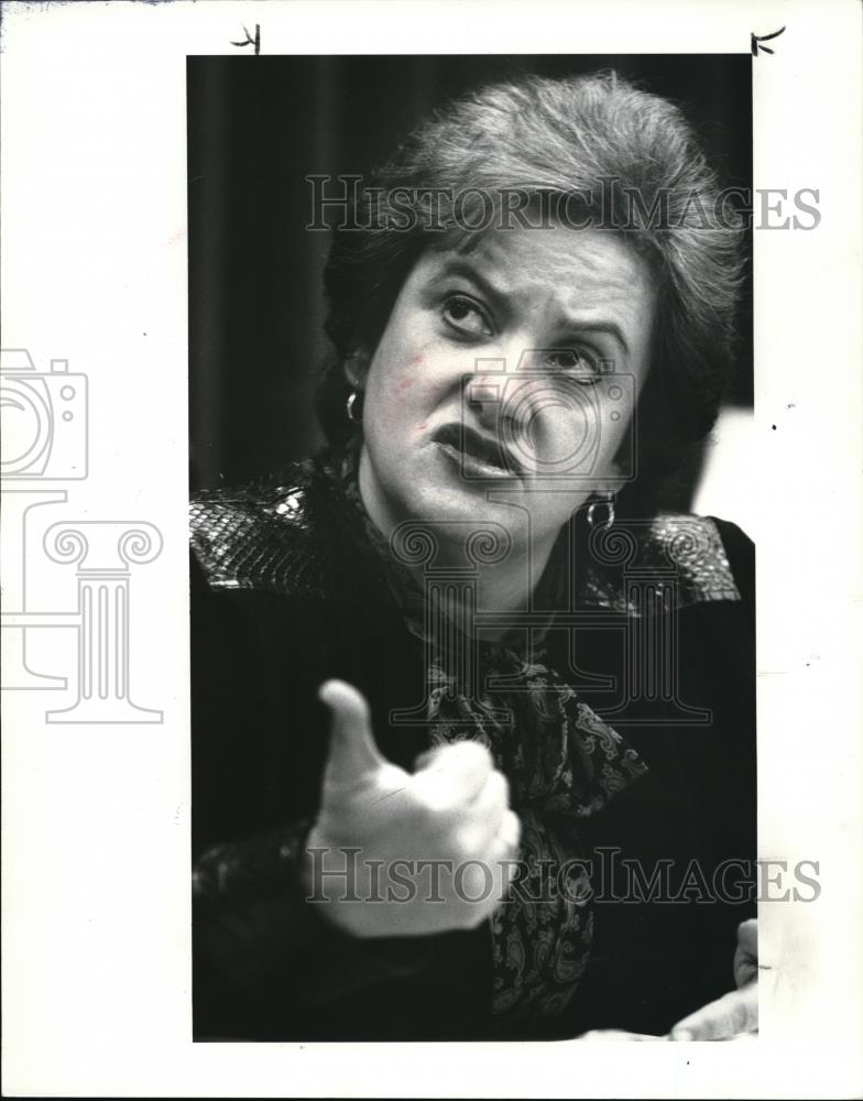 1986 Press Photo Congresswoman Mary Rose Oakar - Historic Images