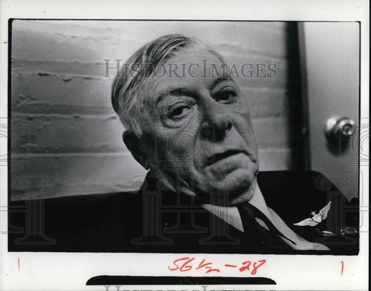 1976 Press Photo George Jessel Cleveland Masonic Auditorium - cvp24568 - Historic Images