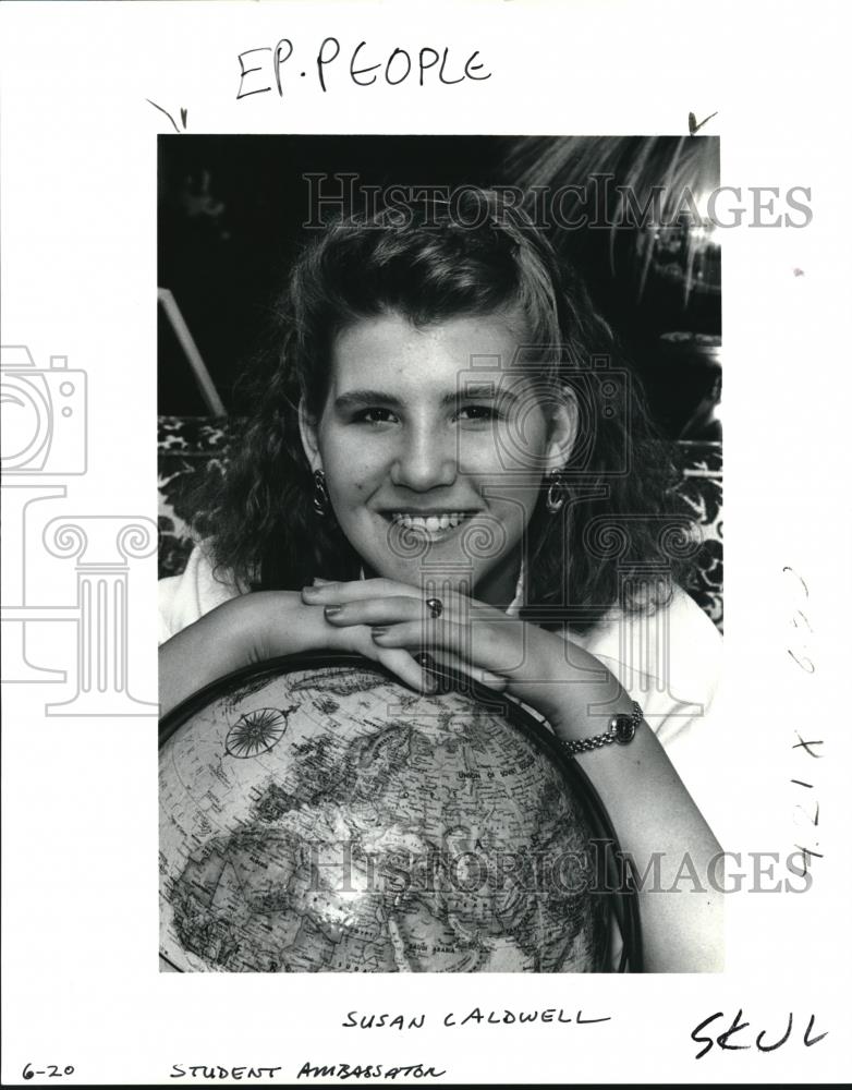 1980 Press Photo Susan Cadwell to tour Europe and Soviet Union to promote peace - Historic Images