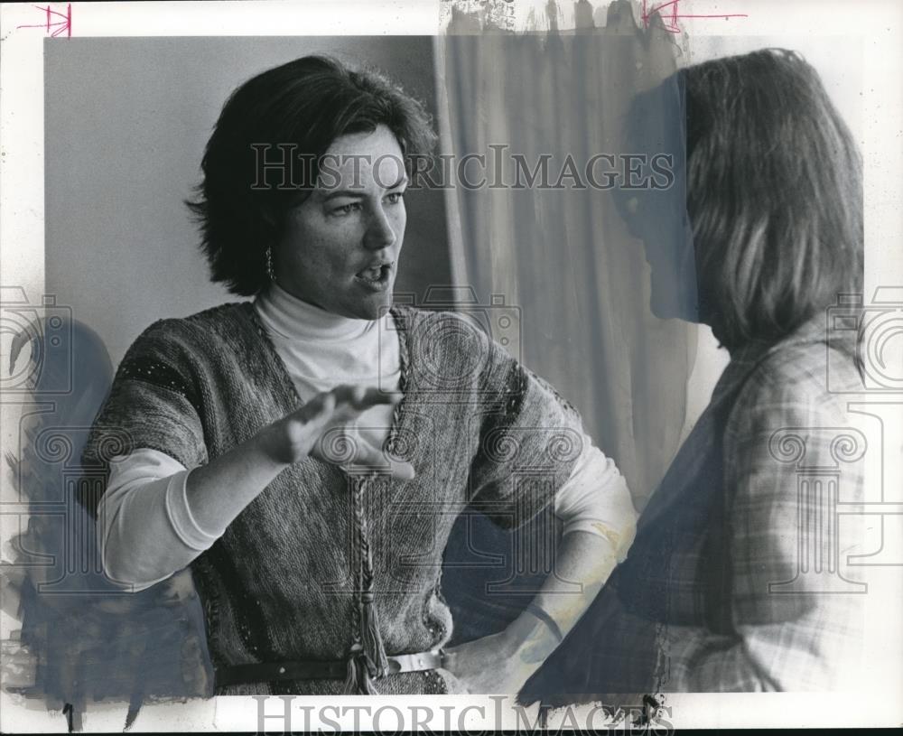 1978 Press Photo Pat Beyea National Coordinator of Women's Right Project. - Historic Images