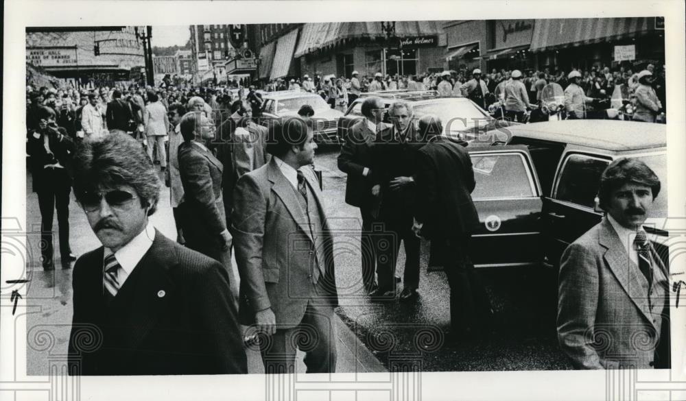 1978 Press Photo President Carter, Bob Duncan Oregon - ora00094 - Historic Images