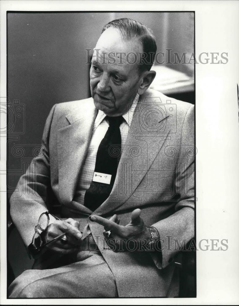 1982 Press Photo Blair Kost Executive Director of the Citizen's League - Historic Images