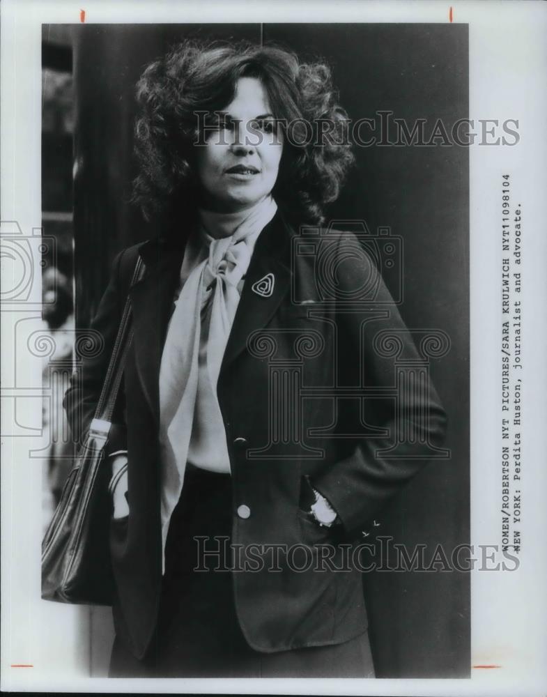 1982 Press Photo Journalist and advocate, Perdita Huston - cvp24213 - Historic Images