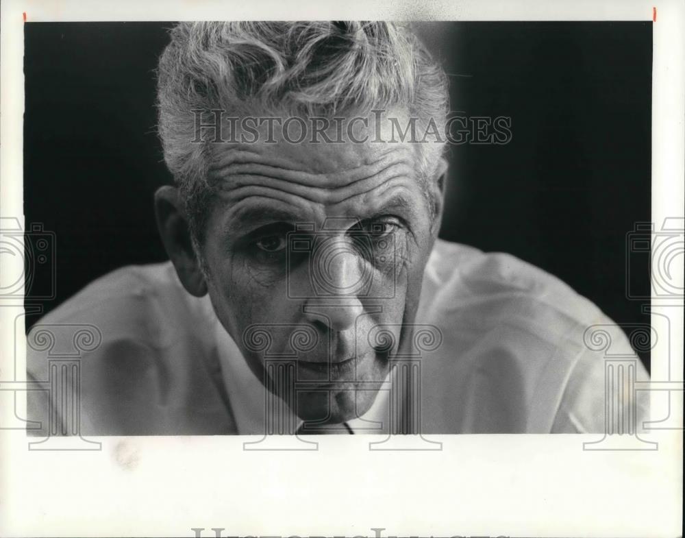 1980 Press Photo John J Nevin of Firestone Tire Co. - Historic Images