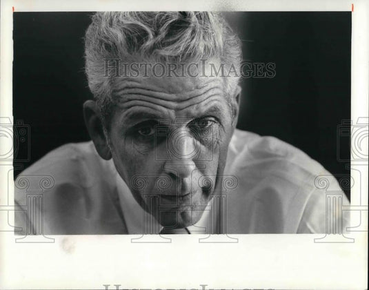 1980 Press Photo John J Nevin of Firestone Tire Co. - Historic Images