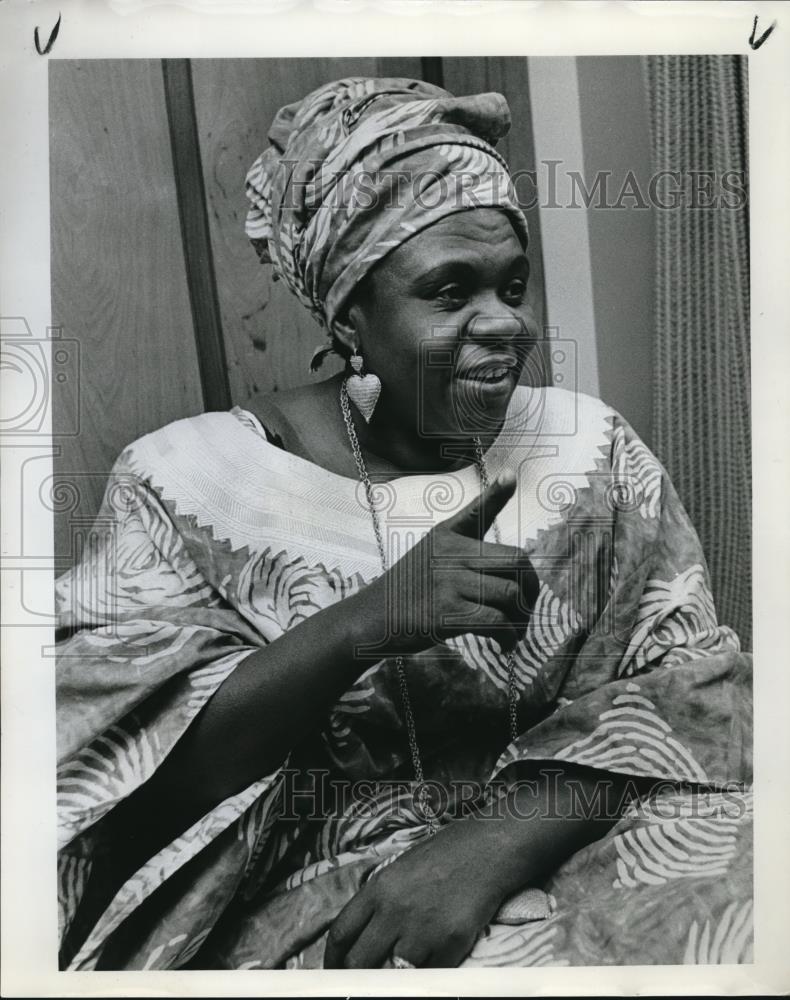1969 Press Photo UN President Dr Angie Brooks - ora00321 - Historic Images