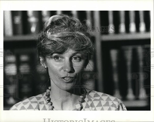 1985 Press Photo Mary Meeker, member of the concerned people of St. Vincent - Historic Images