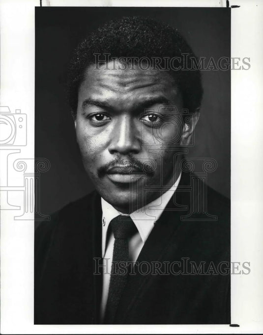 1987 Press Photo RTA Candidate Richard A. Newell 34 running for Transit Union - Historic Images