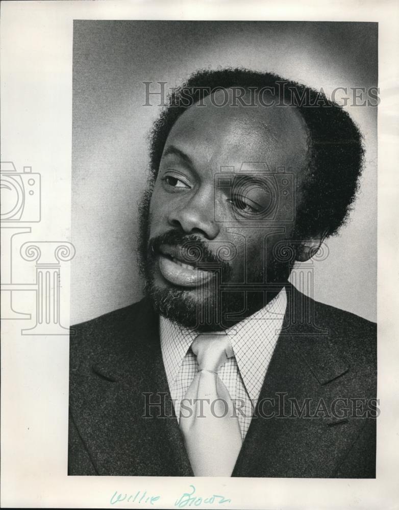 1975 Press Photo Assemblyman Willie A. Brown Jr. - ora00223 - Historic Images
