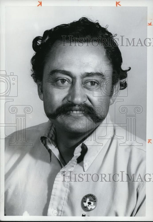 1977 Press Photo Antonio Orendain President Texas Farm Union - Historic Images