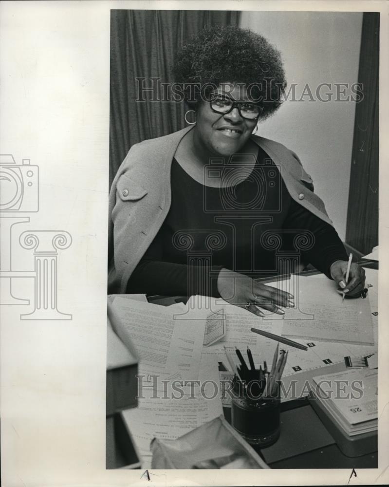 1970 Press Photo Erma Hepburn Portland Metropolitan Steering Committee Economic - Historic Images
