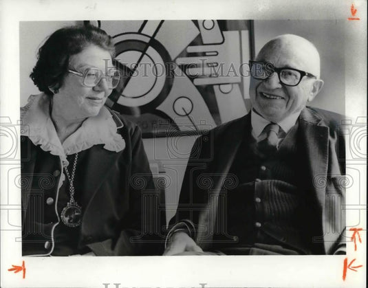 1981 Press Photo Louis & ANnette Kauman - cvp25016 - Historic Images