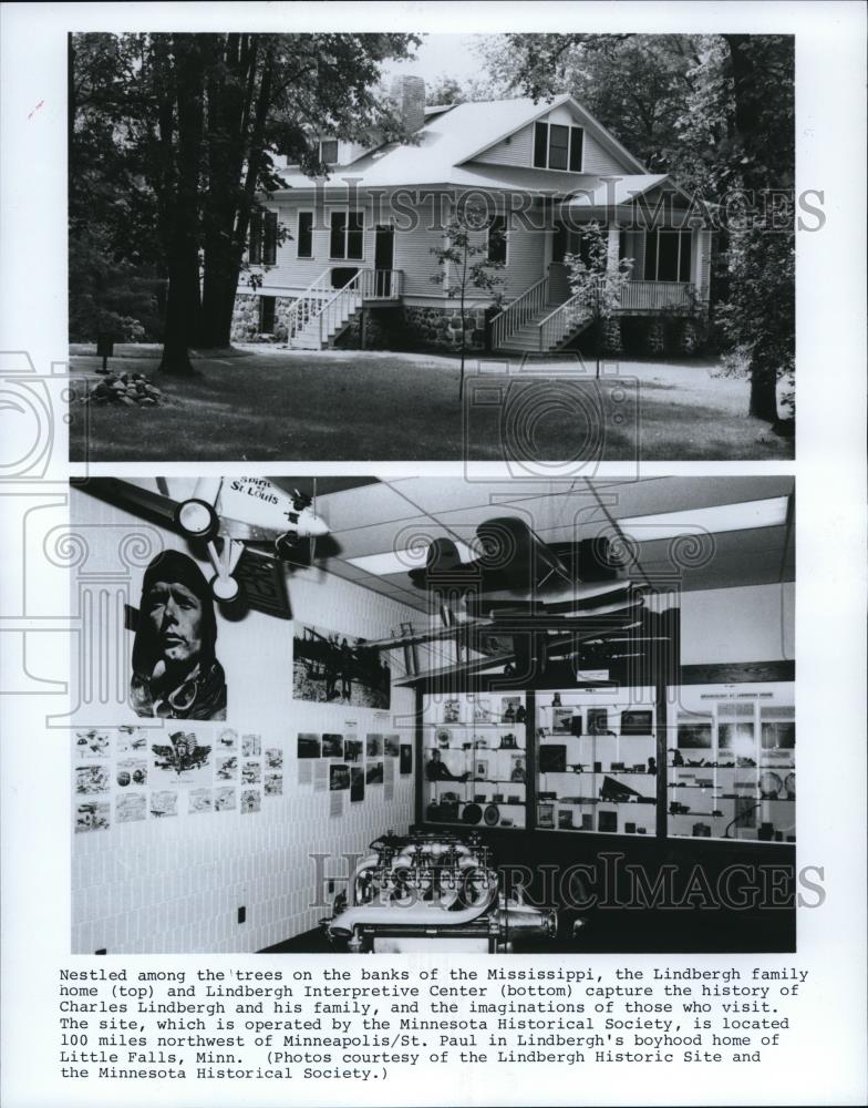 1987 Press Photo The Lindbergh family home in Mississippi - Historic Images