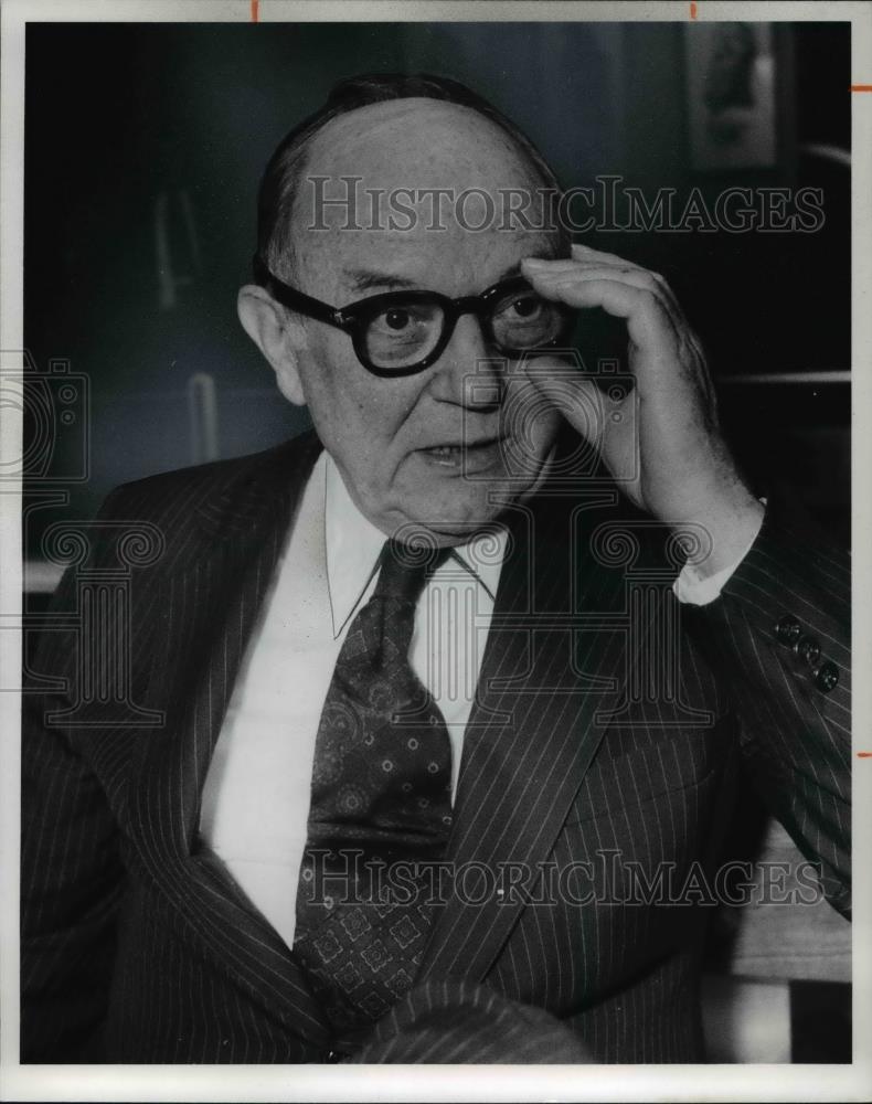 1977 Press Photo Dean Rusk - Historic Images