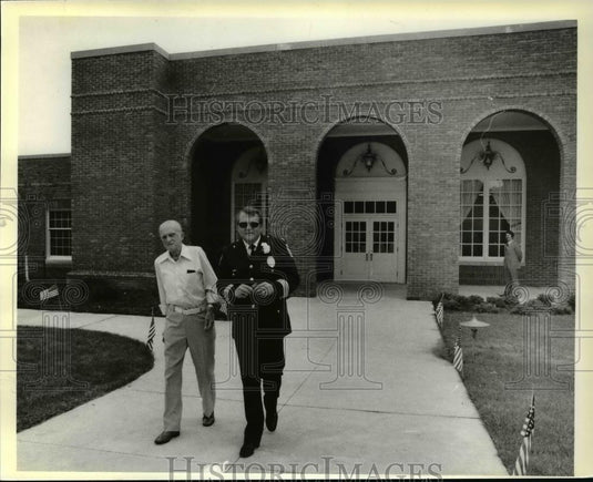1979 Press Photo Safeth H Prange and son Twinsberg Police Chief Donald Prange - Historic Images