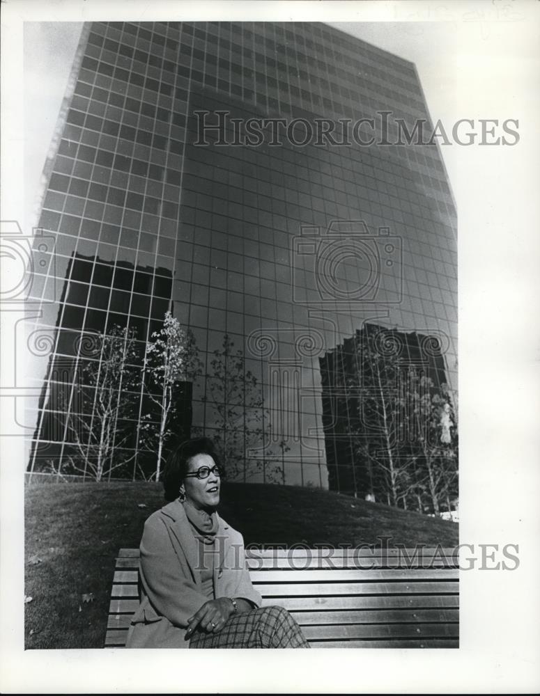 1972 Press Photo Mrs. Hazel Hays of the Portland Development Commission - Historic Images
