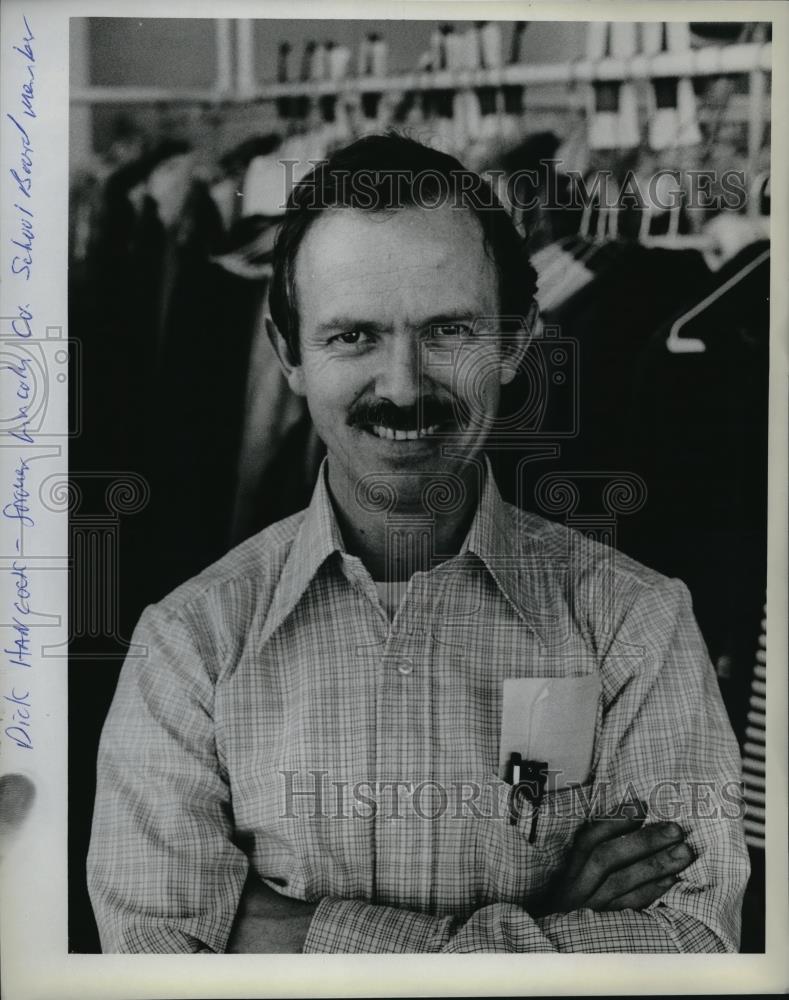 1980 Press Photo Dick Hancock, former Lincoln County School Board member - Historic Images