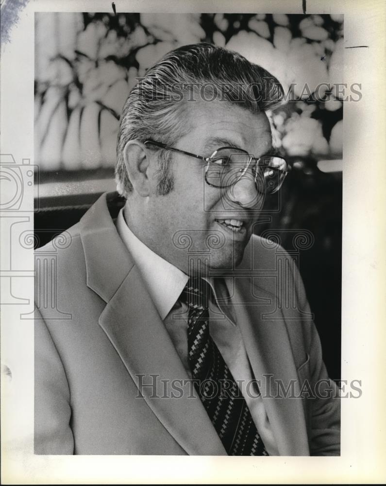 1980 Press Photo Hans Herrmann executive vice president of Wacker Siltronic Corp - Historic Images