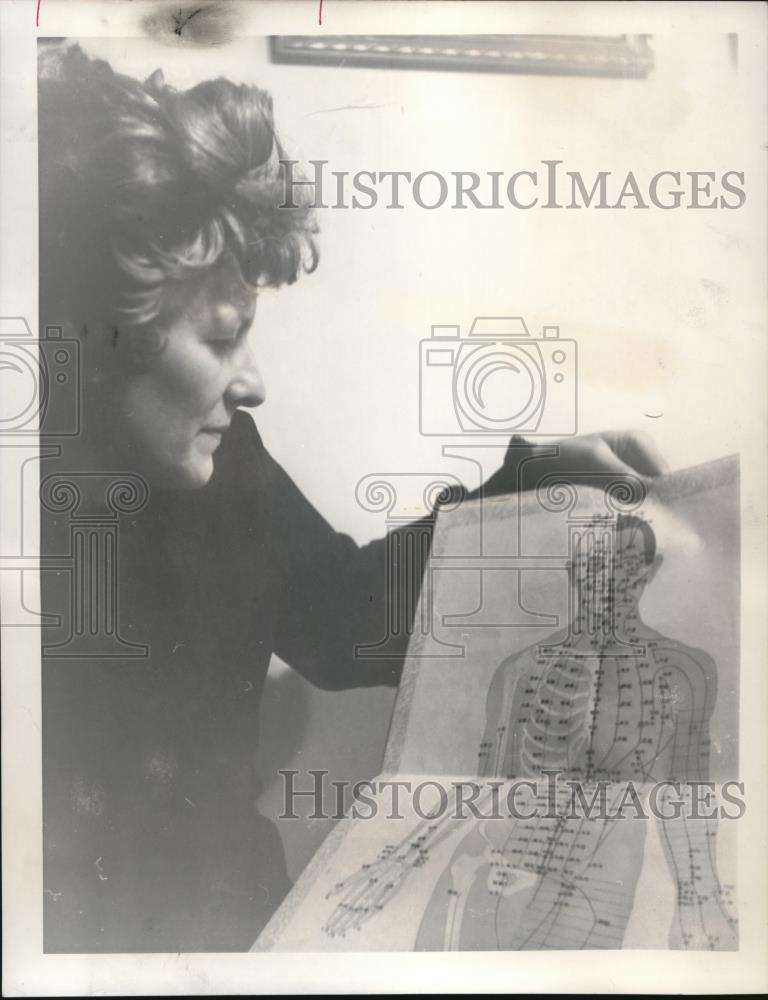 1973 Press Photo Dorothy Barrett on her health - ora02186 - Historic Images