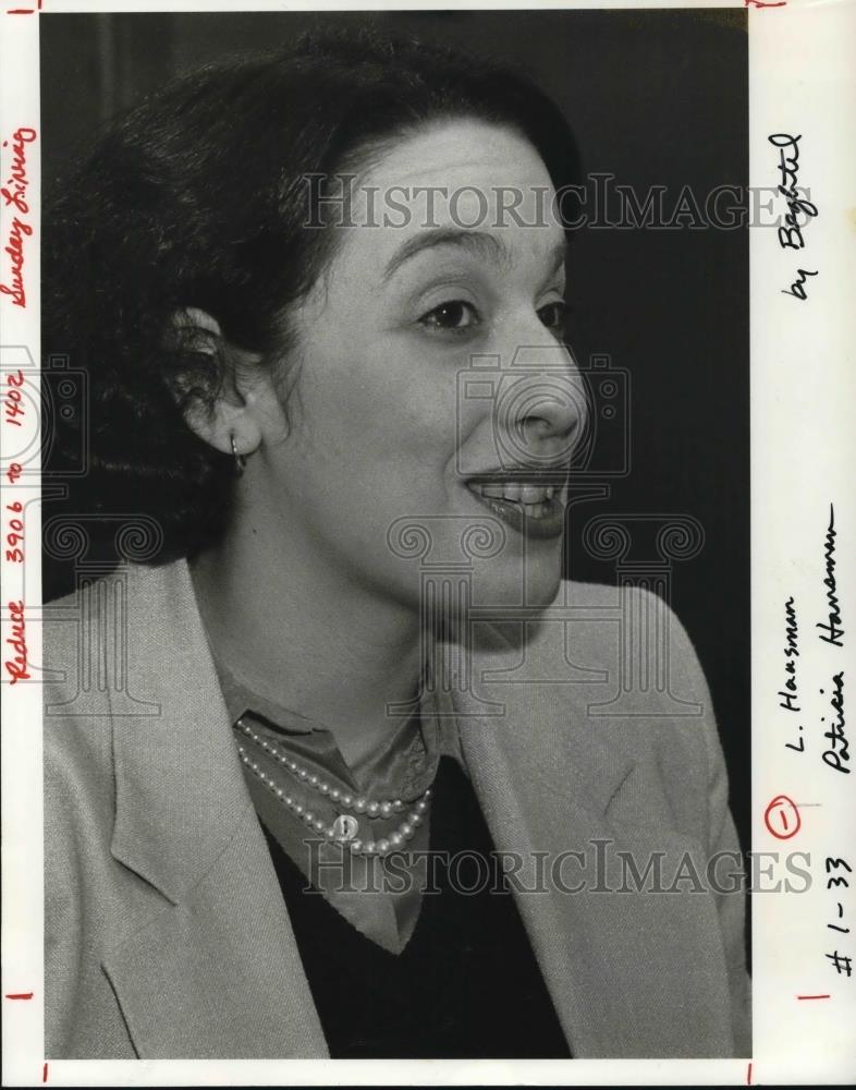 1987 Press Photo Patricia Hausman on safe use of vitamin and mineral supplements - Historic Images